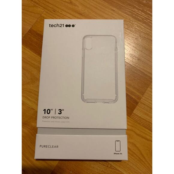 Tech 21‎  clear i phone  XS Cover - Picture 1 of 2